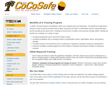 Tablet Screenshot of cocosafe.com